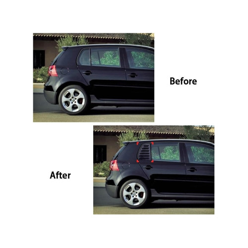 Set Ornamente protectie geam spate compatibil Volkswagen Golf 5 / MK5 Hatchback 2003–2009 [1]