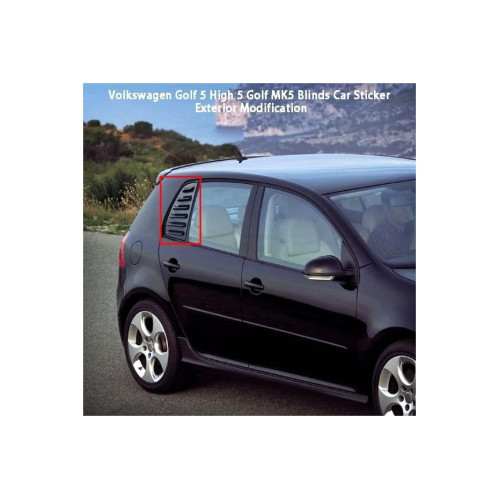 Set Ornamente protectie geam spate compatibil Volkswagen Golf 5 / MK5 Hatchback 2003–2009 [5]