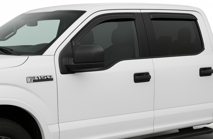 Set  Paravanturi auto de vant pentru geamuri fata si spate pentru FORD F150 SuperCrew / Crew Cab 4 usi 2015-2024 [2]