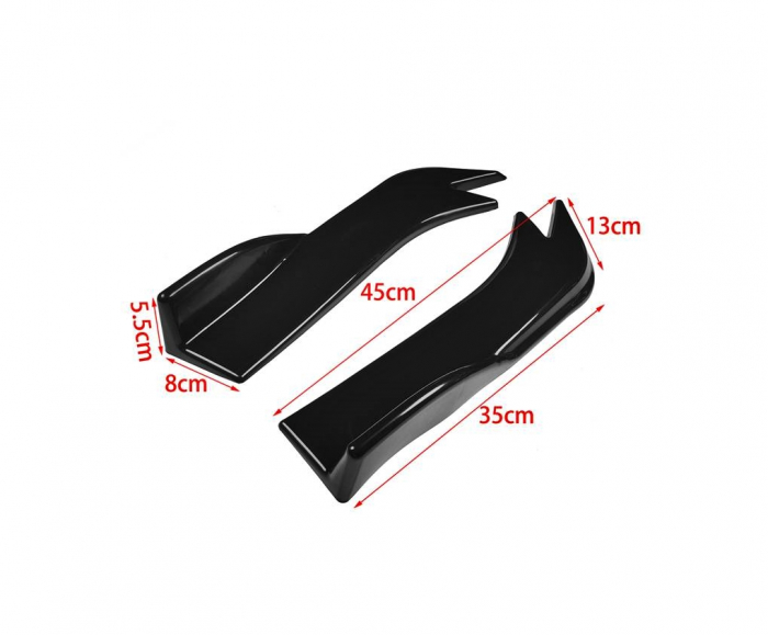Set prelungire coltar bara spate culoare Negru Lucios [3]