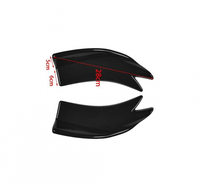 Set prelungire coltar bara spate culoare Negru Lucios [3]
