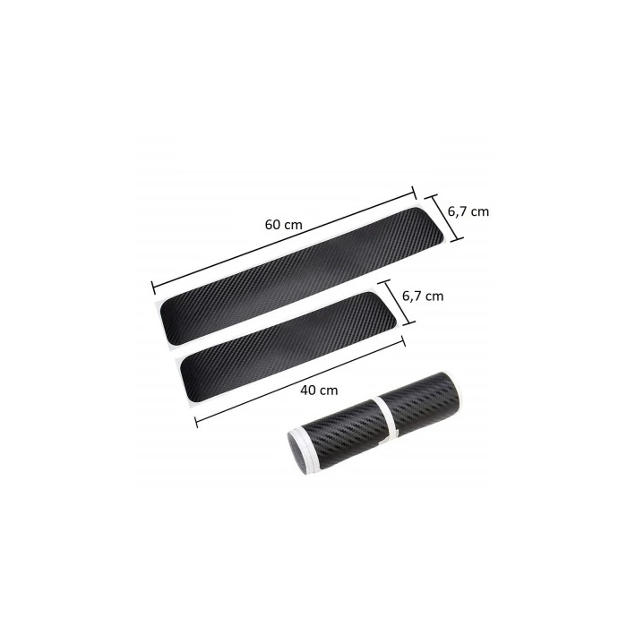 Set protectie praguri interior carbon abtibild [2]