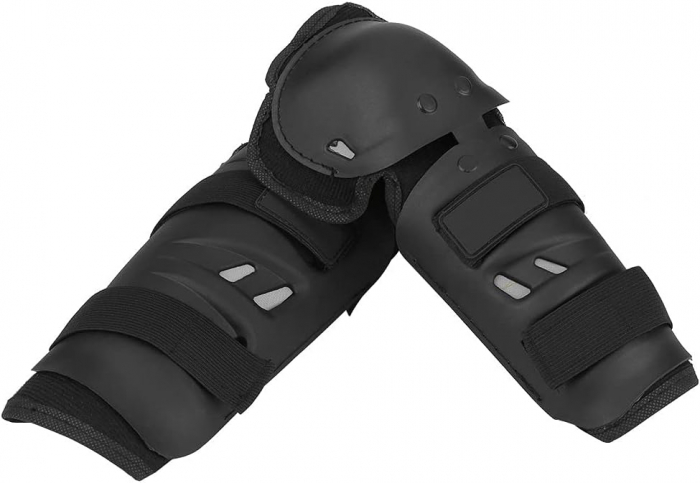 Set protectii de Genunchi/Coate pentru motocicleta – negre [8]