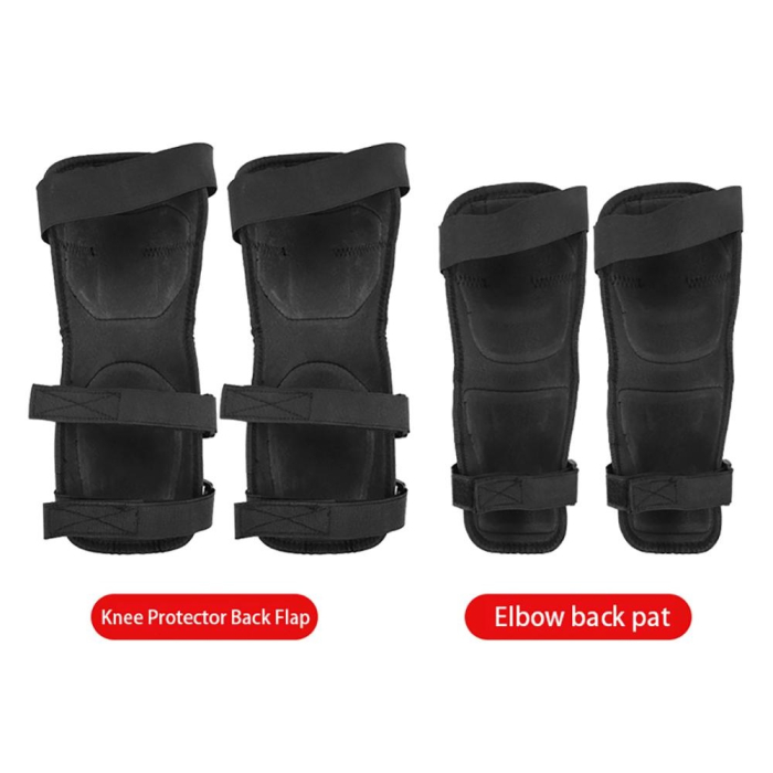 Set protectii de Genunchi/Coate pentru motocicleta - negru [5]