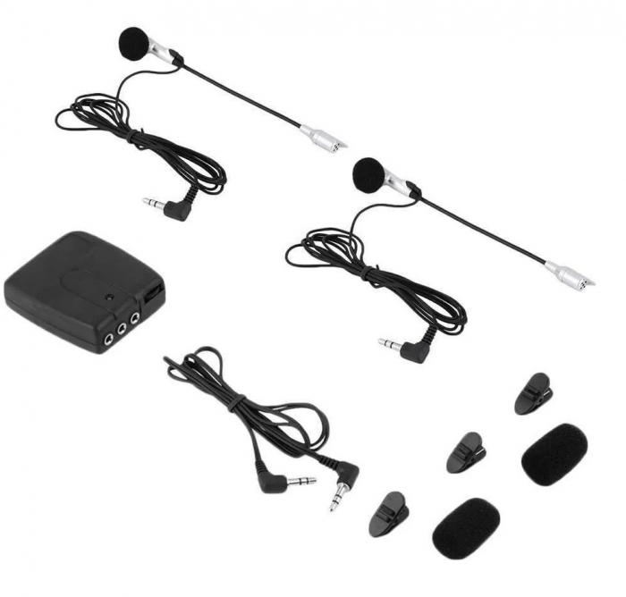 Sistem audio pentru motocicletă cu 2 căști [6]