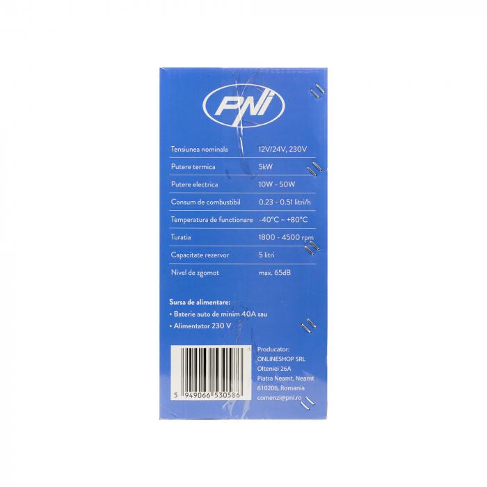 Sistem de incalzire auto stationara PNI WB300 Diesel 5kW 12V, 24V, 230V, 10 niveluri de putere sirocou [10]