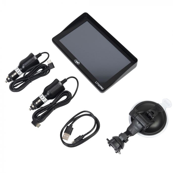 Sistem de navigatie GPS PNI L710 PRO cu parasolar, 7 inch, 800 MHz, 256MB DDR, 16GB memorie interna, FM transmitter, cu doua alimentatoare auto incluse [12]