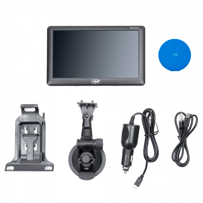 Sistem de navigatie GPS PNI L807 PLUS ecran 7 inch, 800 MHz, 256MB DDR, 8GB cu sticky Pad Blue inclus [4]