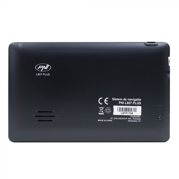 Sistem de navigatie GPS PNI L807 PLUS ecran 7 inch, 800 MHz, 256MB DDR, 8GB memorie interna, cu parasolar inclus [8]