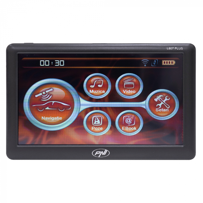 Sistem de navigatie GPS PNI L807 PLUS ecran 7 inch, 800 MHz, 256MB DDR, 8GB memorie interna, FM transmitter [4]