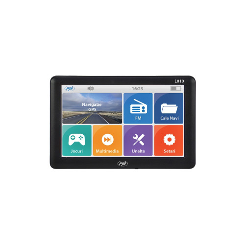 Sistem de navigatie gps pni l810 ecran 7 inch, 800 mhz, 256mb ddr, 8gb memorie interna, fm transmitter [1]