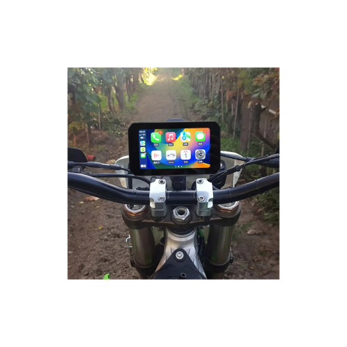 Sistem GPS moto cu DVR si camera marsarier + senzori presiune 12V cu 2 camere [8]