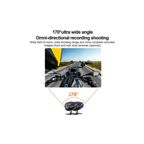 Sistem GPS moto cu DVR si camera marsarier + senzori presiune 12V cu 2 camere [7]
