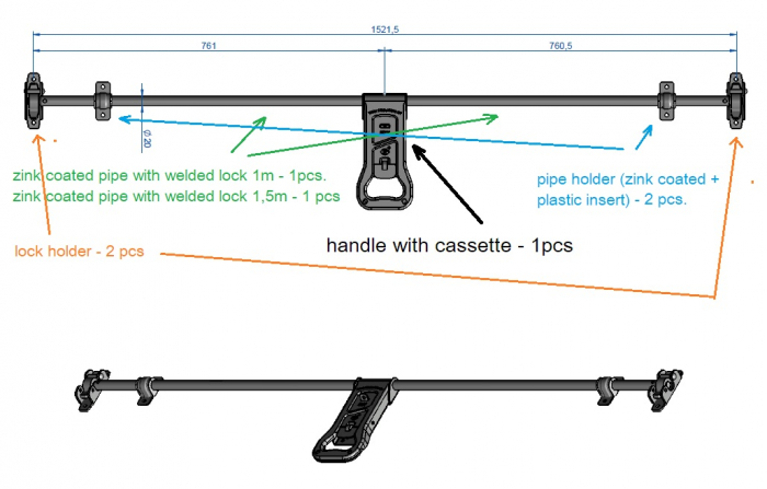 Sistem inchidere usa remorca camion ZD-01 SP [2]