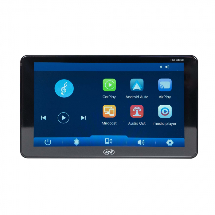 Sistem multimedia auto PNI L8050 cu ecran de 7 inch, Apple Carplay si Android Auto, Android/iPhone mirroring, FM transmitter, camera video mers inapoi inclusa [5]