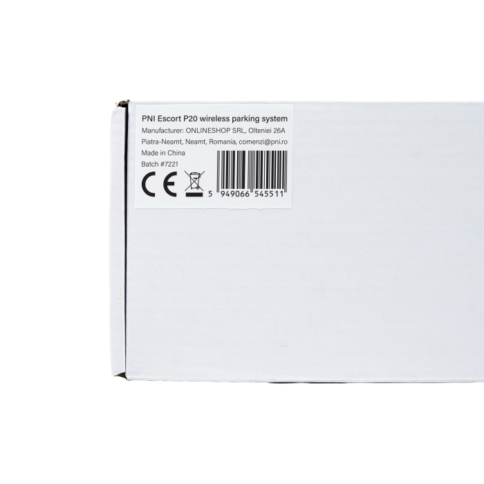 Sistem parcare wireless PNI Escort P20 cu display LCD 4.3 inch integrat in oglinda retrovizoare si camera marsarier 480P, unghi 110 grade [7]