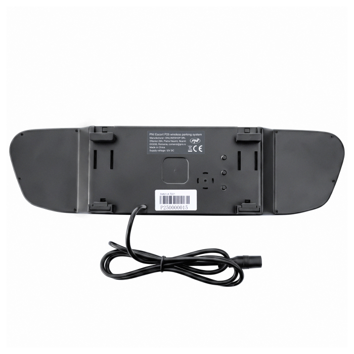 Sistem parcare wireless PNI Escort P25 cu display LCD 4.3 inch integrat in oglinda retrovizoare si camera integrata in suport de numar de inmatriculare, 480P, unghi 110 grade [6]