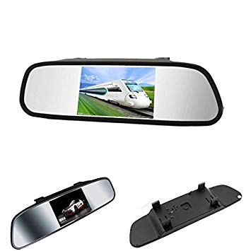 Sistem senzori parcare si camera marsarier cu display tip oglinda de 5" COD: 5004 [4]
