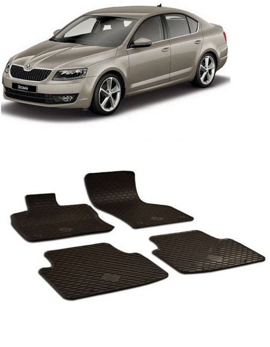 Set covorase cauciuc dedicate Skoda Octavia III (2013-2019) [1]