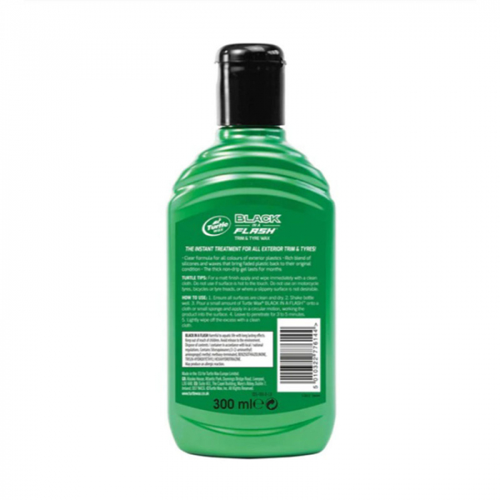 Solutie Protectie Chedere Si Anvelope Negru 300Ml Turtle Wax [2]