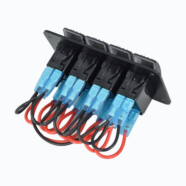 Panou 4 intrerupatoare  12V, 20A / 24V, 10A [2]