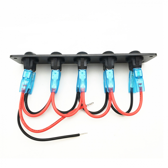 Panou 5 intrerupatoare  12V 20A [2]