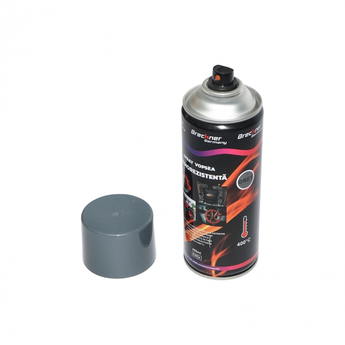 Spray vopsea GRI rezistent termic pentru etriere 450ml. Breckner Cod:BK83113 [2]