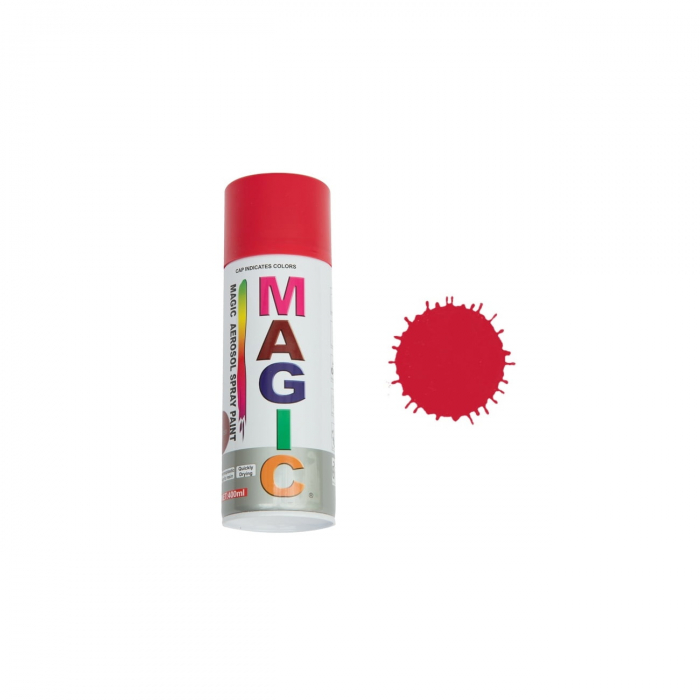 Spray vopsea MAGIC ROSU 400ml Cod: 250 [1]