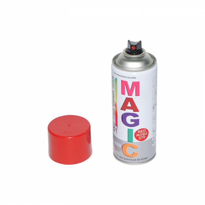 Spray vopsea MAGIC ROSU 400ml Cod: 270 [2]