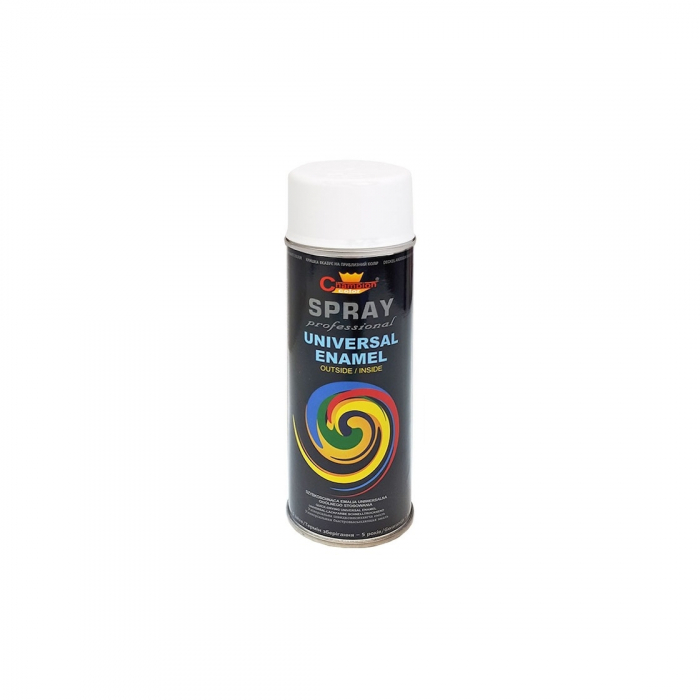 Spray vopsea Profesional CHAMPION 400ml Alb Mat Cod: RAL 9010 [1]