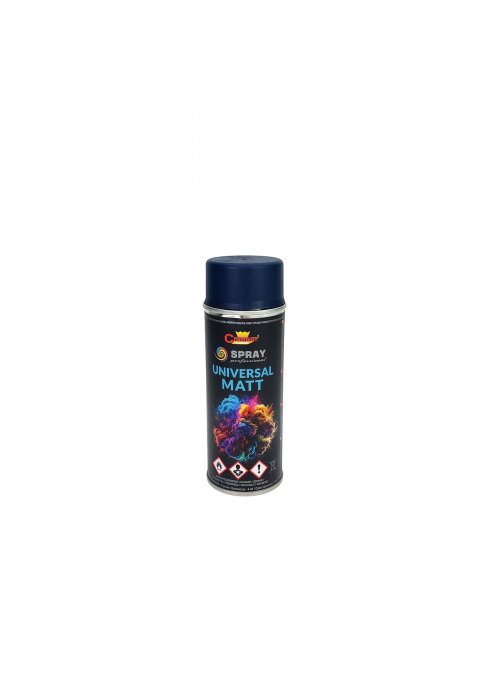 Spray vopsea Profesional CHAMPION 400ml Albastru Mat Cod: RAL 5010 [1]