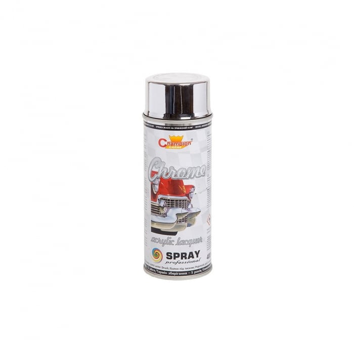 Spray vopsea Profesional CHAMPION 400ml Crom Argintiu [1]