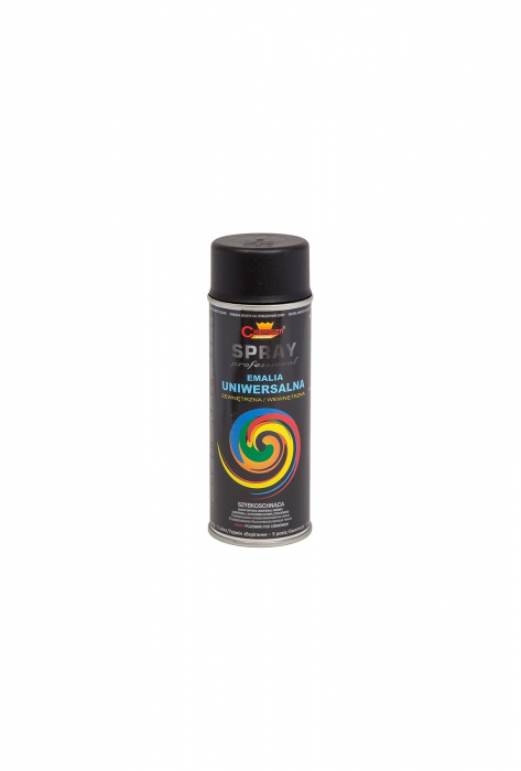 Spray vopsea Profesional CHAMPION 400ml Negru Mat Cod: RAL 9005 [1]