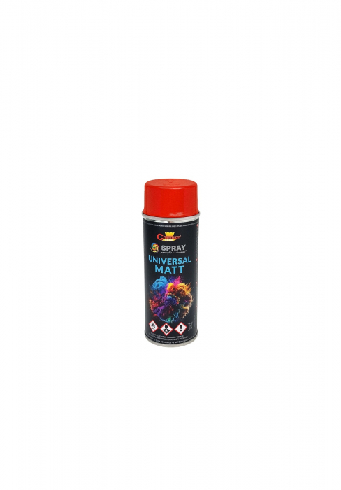 Spray vopsea Profesional CHAMPION 400ml Rosu Mat Cod: RAL 3000 [1]