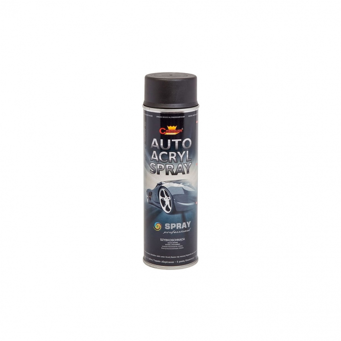 Spray vopsea Profesional CHAMPION 500ml Negru Mat Cod: RAL 9011 [1]