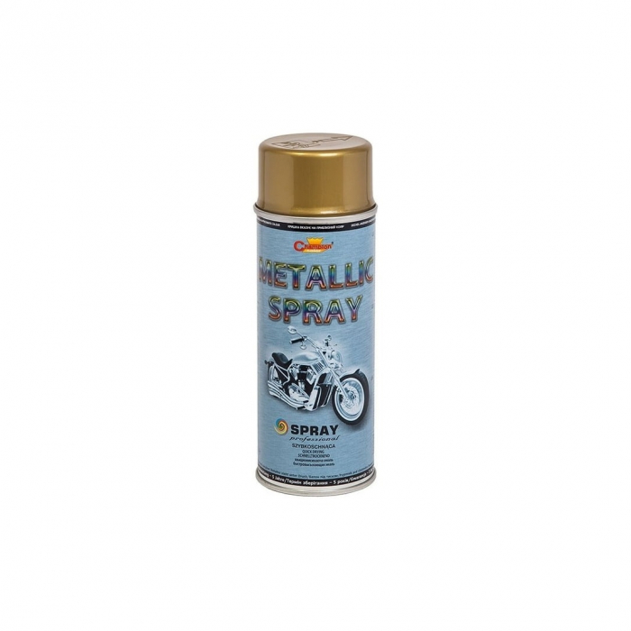 Spray vopsea Profesional CHAMPION Metalizat 400ml Auriu [1]
