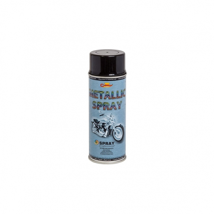 Spray vopsea Profesional CHAMPION Metalizat 400ml Negru [1]