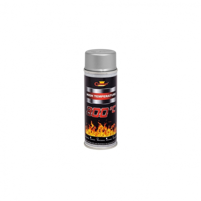 Spray vopsea Profesional CHAMPION Rezistent Termic 800°C 400ml Argintiu Cod: 9006 [1]