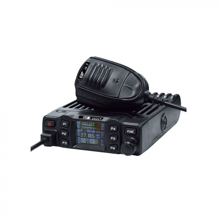 Statie radio CB CRT 2000H, 4W, AM/FM, 12V, ASQ, Scan, Display color, programabila [2]