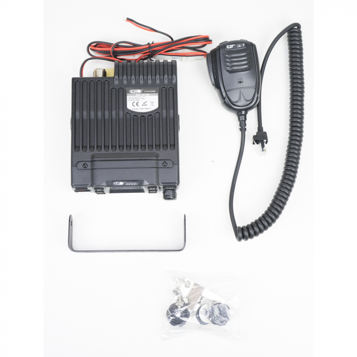 Statie radio CB CRT 2000H, 4W, AM/FM, 12V, ASQ, Scan, Display color, programabila [8]
