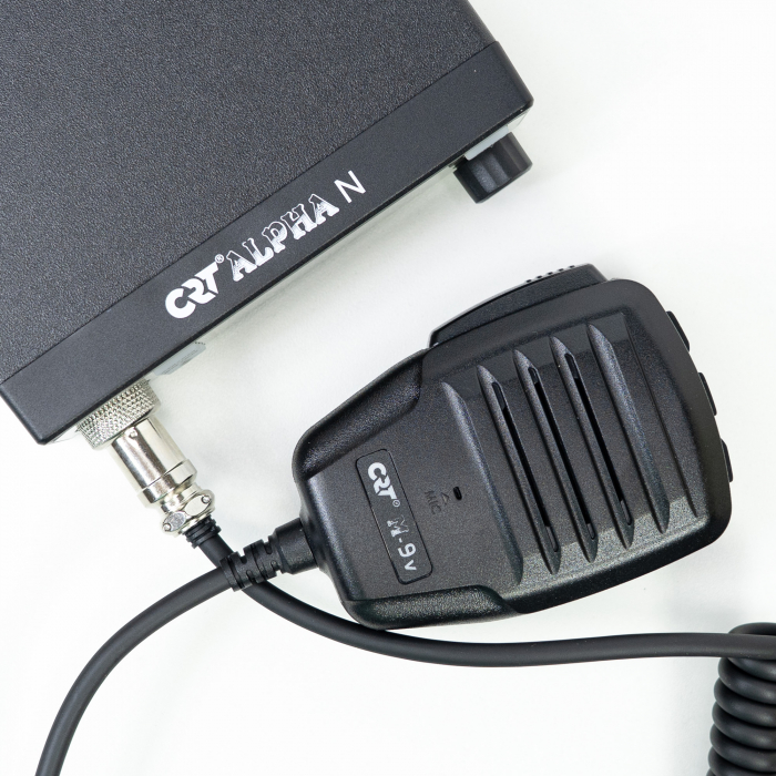 Statie radio CB CRT Alpha N ASQ, 4W, NRC, Echo, RF Gain, Roger Beep, display color, 12V-24V [6]