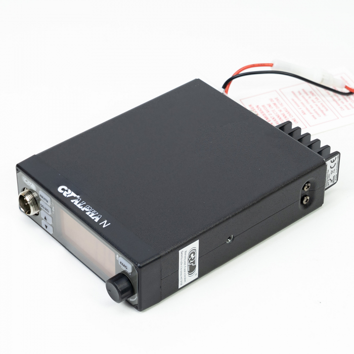 Statie radio CB CRT Alpha N ASQ, 4W, NRC, Echo, RF Gain, Roger Beep, display color, 12V-24V [8]