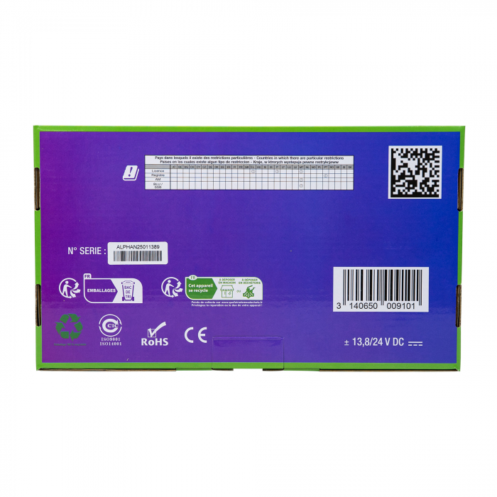 Statie radio CB CRT Alpha N ASQ, 4W, NRC, Echo, RF Gain, Roger Beep, display color, 12V-24V [10]