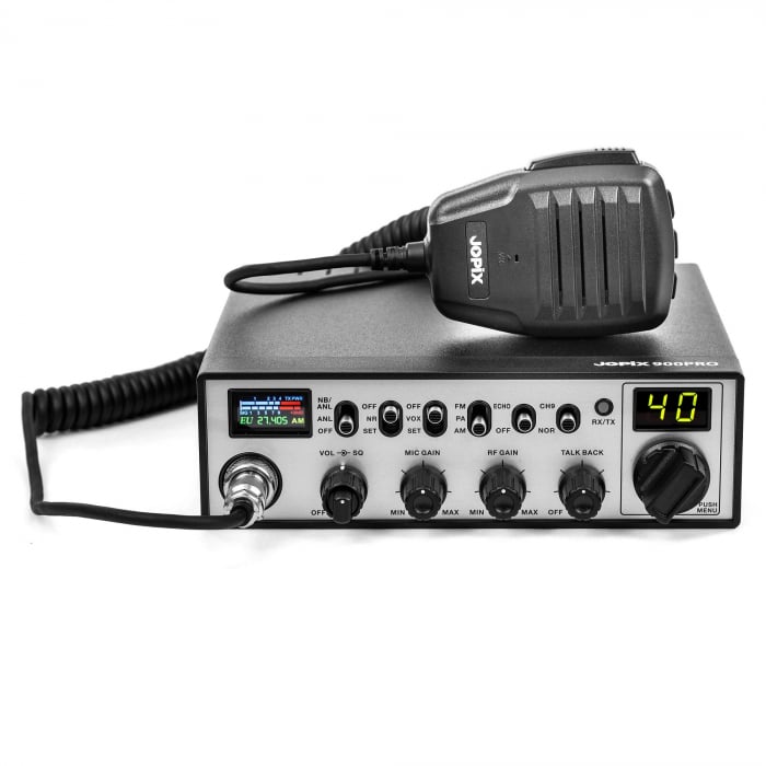 Statie radio CB JOPIX 900PRO 40CH, AM/FM, 4W, ASQ, 12-24V [1]