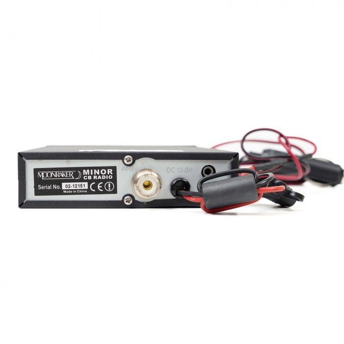 Statie radio CB Moonraker Alien-300 40CH, AM/FM, 4W, 12V, negru [2]