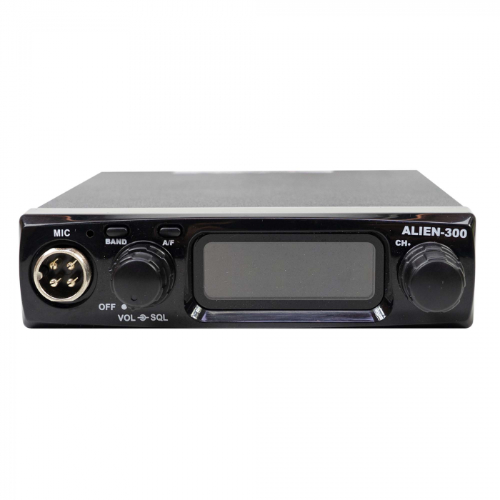 Statie radio CB Moonraker Alien-300 40CH, AM/FM, 4W, 12V, negru [3]