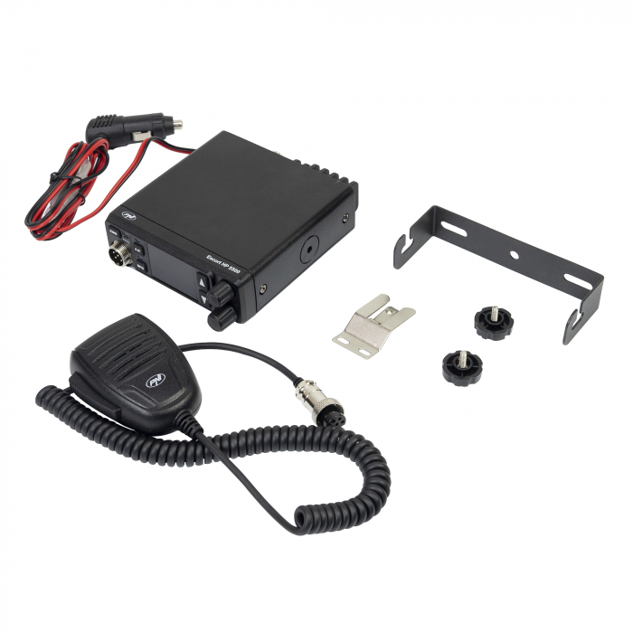 Statie radio CB PNI Escort HP 5500, multistandard, 4W, AM-FM, 12V/24V, ASQ, RF Gain, mufa de bricheta inclusa [17]