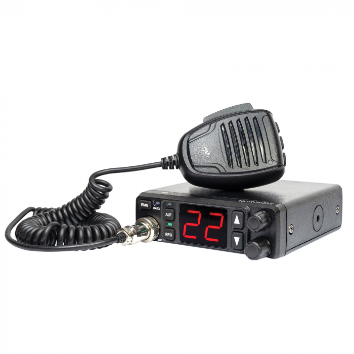 Statie radio CB PNI Escort HP 5500, multistandard, 4W, AM-FM, 12V/24V, ASQ, RF Gain, mufa de bricheta inclusa [1]