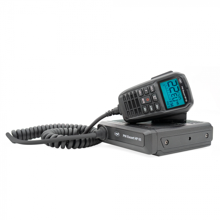 Statie radio CB PNI Escort HP 65 ASQ, multi-norma, Noise Blanker, ASQ, SQ reglabil, 12 V - 24 V, mufa de bricheta inclusa [6]