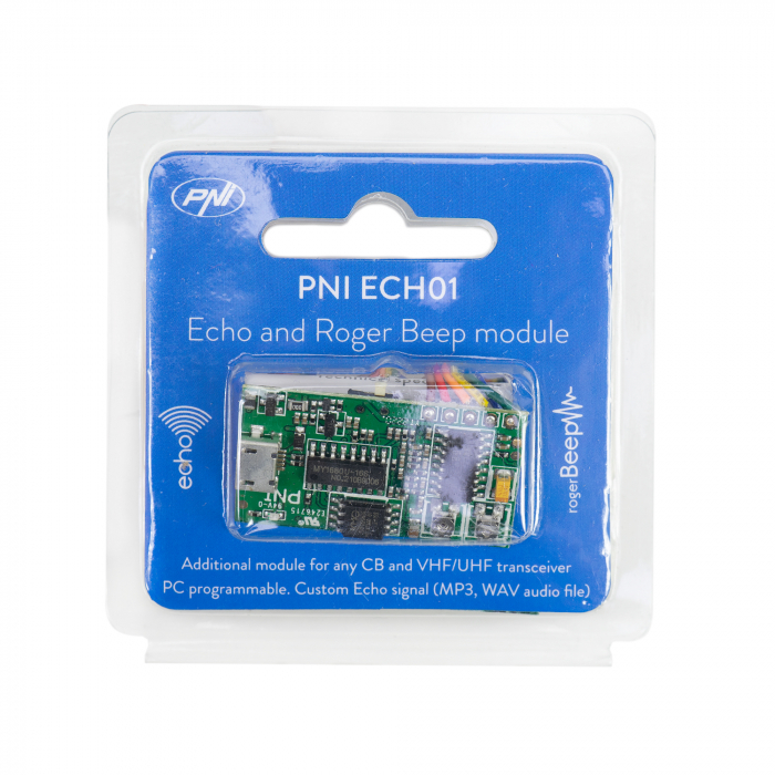 Statie radio CB PNI Escort HP 6500 Echo, 12V, RF Gain, ASQ, cu modul de ecou si roger beep inclus [12]